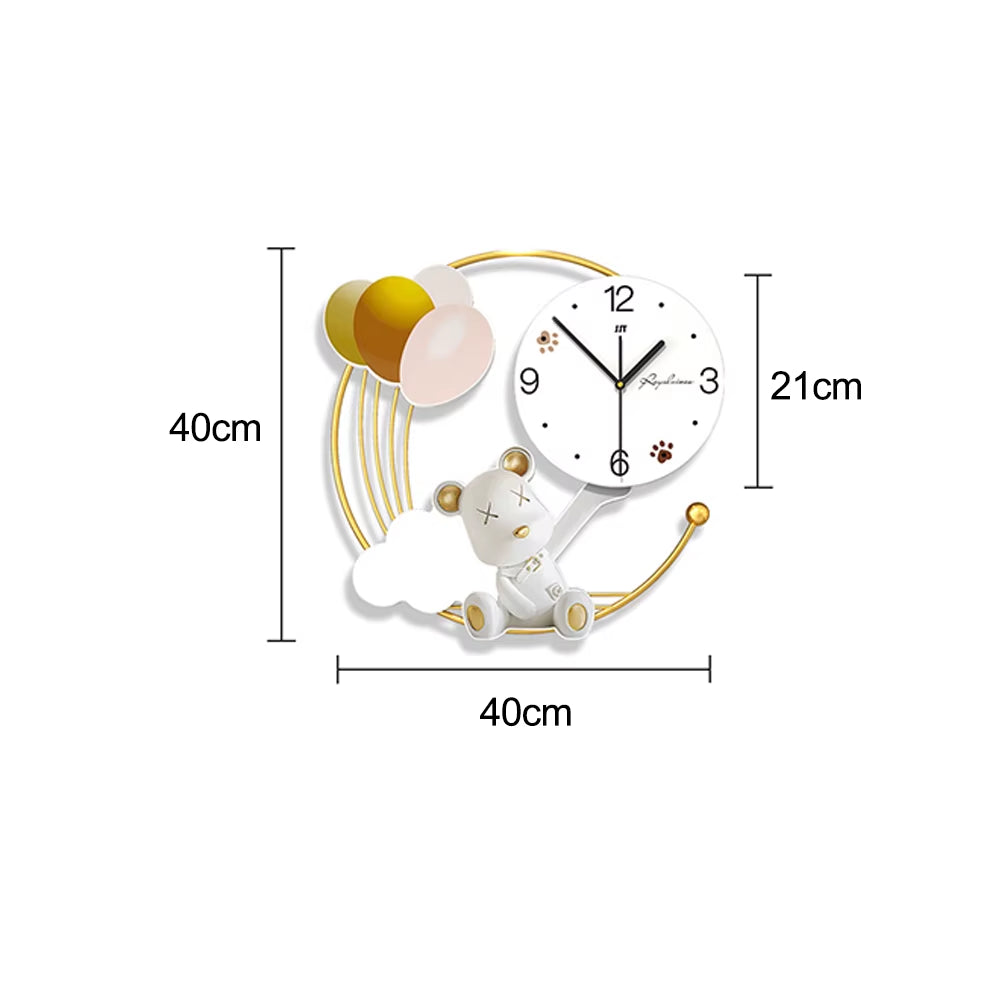 Decorative Kids Cartoon Wall Clock Modern Wall Clock Movement Parts