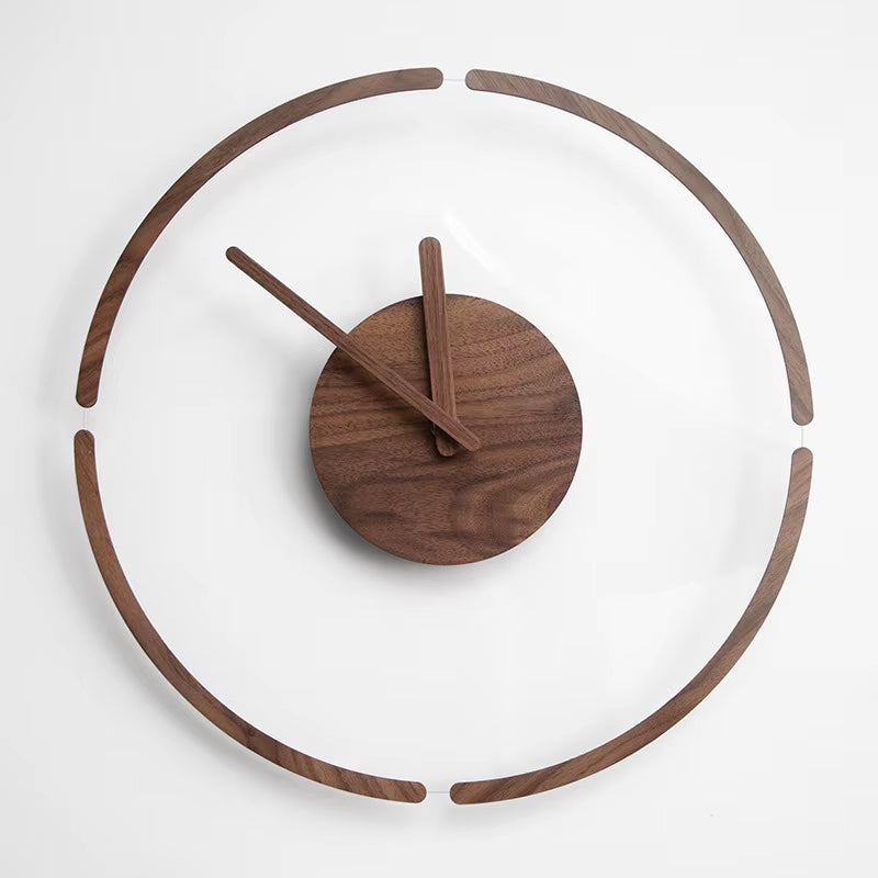12 Inch Modern 3D Embossing Number Wall Clock Silent round Cheap Plastic Wood Quartz Custom Clocks Manufacturer