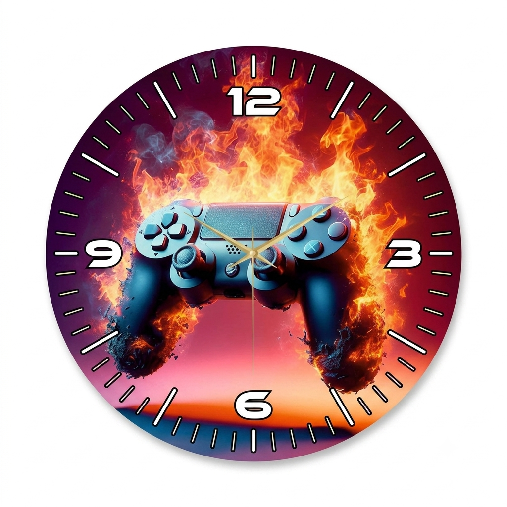Horloge Murale Ps4 Feu – par Horlogerie Française