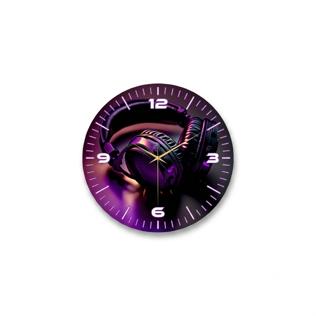 Horloge Murale Casque Gaming  – par Horlogerie Française